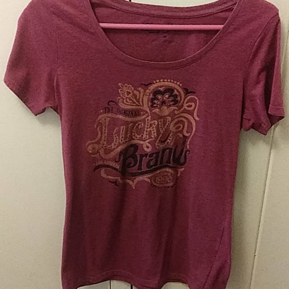 Lucky Brand Maroon Top